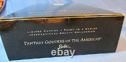 Bob Mackie Fantasy Goddess Of The Americas Barbie Limited Edition 3ème À Ser
