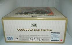 Brand New Coca-cola Soda Fountain 2000 Barbie Doll Limited Edition Mattel Toys