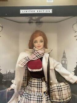 Burberry Barbie Doll 2000 Limited Edition Mattel 29421 Nrfb