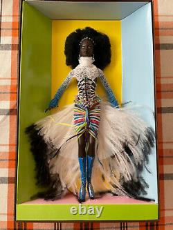 Byron Lars Mbili Barbie Doll Treasures Of Africa Limited Edition 2002 Mattel Nouveau