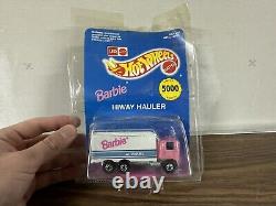 Camion Barbie Hiway Hauler Hot Wheels Mattel Leo rappelé Adkins Paper Inc Édition limitée
