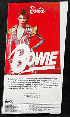 Collection Label Or Mattel Gold 12 Barbie David Bowie Ziggy Stardust FXD84 MIB