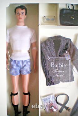 Collection de modèles de mode Barbie 1ère édition limitée Silkstone Ken Nrfb 2002