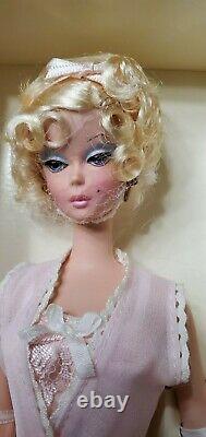 Edition Limitée Silkstone Lingerie #4 Barbie Modèle De Mode Blonde En Rose! Nrfb