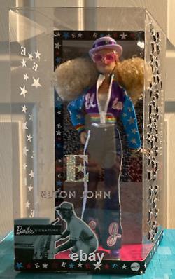 Elton John Barbie Doll 2020 Edition Limitée Collector Mattel! Boite Domagée
