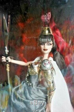 Étiquette Barbie Athena Or 5.300 Limited Edition 2009 Déesse Collection Nrfb
