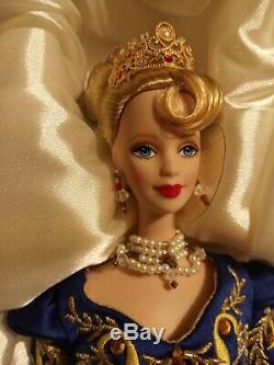Fabergé Imperial Elegance 1997 Poupée Barbie Limited Edition Exclusive Coa Rare