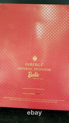 Faberge Imperial Splendor 2000 Porcelaine Barbie -nib-limited Edition