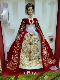 Faberge Imperial Splendor Barbie Red, Œuf Doré À Plume En Édition Limitée