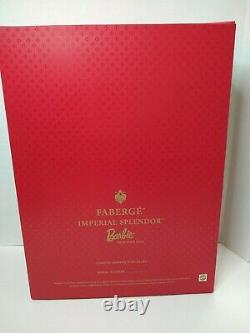 Faberge Imperial Splendor Porcelaine Barbie Doll 27028 Nrfb Limited Série #01220