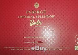 Fabergé Imperial Splendor Porcelaine Poupée Barbie 2000 Limited Edition 01528