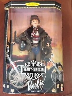 Harley Davidson Motorcycle Limited Edition Barbie Doll Collection Tout Nouveau En Boîte