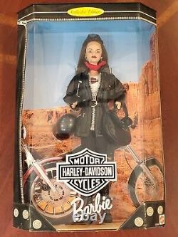 Harley Davidson Motorcycle Limited Edition Barbie Doll Collection Tout Nouveau En Boîte