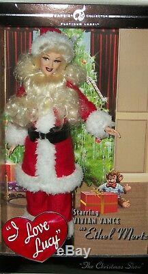 J'aime Lucy Le Spectacle De Noël Ethel Doll Barbie Limited Edition 999 Comedy Tv 50