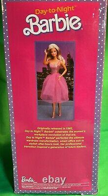 Journée et soirée Barbie 1985 Reproduction signée par Kitty Black Perkins NRFB