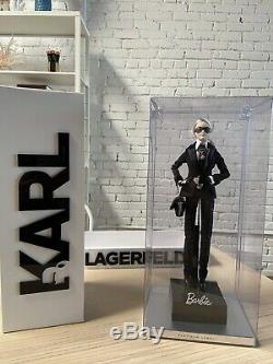 Karl Lagerfeld Barbie Doll Platinum Rare Étiquette Édition Limitée