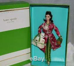 Kate Spade New York Barbie Collector Doll Edition Limitée Nrfb Nouveau