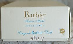 Le Modèle De Mode Lingerie Silkstone Black Barbie Doll #56120 -limited Edition