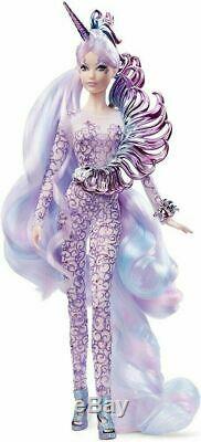 Licorne Déesse Mythique Muse Poupée Barbie Gold Label Limited Edition # Fjh82 Nrfb