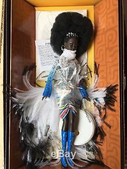 Limited Edtn Moja Barbie 1ère De La Collection Treasures Of Africa De Byron Lors Nwb