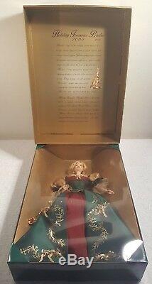 Lot Trois (3) 1999, 2000, 2001 Holiday Treasures Barbies Limited Edition