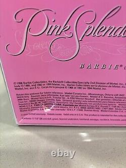 Mattel 1996 Édition Limitée Barbie Pink Splendor NRFB Boîte Comme Neuf Fait Presque 2pi