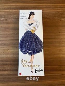 Mattel Barbie Gay Parisienne 1959 Edition Limitée Reproduction Poupée Nrfb 57610