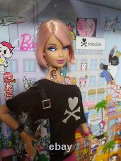Mattel Barbie Gold Label Tokidoki T7939 Limited 200 Pink Hair Tattoo Avec Boîte
