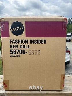 Mattel Fashion Insider Ensemble de poupée mannequin Ken Barbie de 14,2 pouces