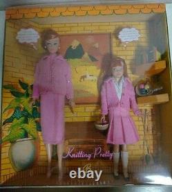 Mattel Knitting Pretty Barbie Skipper Doll 2007 Gold Label Limited À 7500 K7967