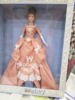 Mattel Limited Edition 2000 Wedgewood Barbie Collectibles Flambant Neuf Dans La Boîte