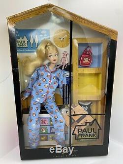 Mattel Paul Frank Barbie Doll Pyjama Bleu Limited Edition B8954 Nrfb