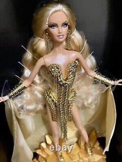 Mattel The Blonds Barbie Doll Blond Or Collection Étiquette Or X8263 RARE avec COA