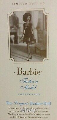 Mib Silkstone Lingerie No. 5 Limited 2002 Aa Barbie Mode Modèle #56120 Meilleur