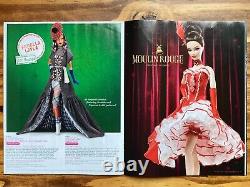 Mint Gold Label Edition Limitée Moulin Rouge Barbie Doll Seulement 5500 Jamais Fabriqué