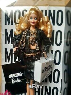 Moschino Barbie Doll Nrfb 2015 Label Gold Limited Htf