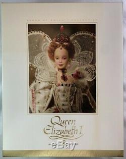 Nib 2004 Gold Label Reine Elizabeth I Barbie Doll / Femme De Droits Limitée Ed