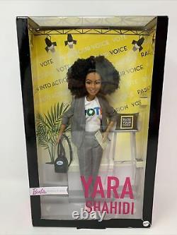 Nib Barbie X Yara Shahidi Vote Doll 2020 Edition Limitée Mattel