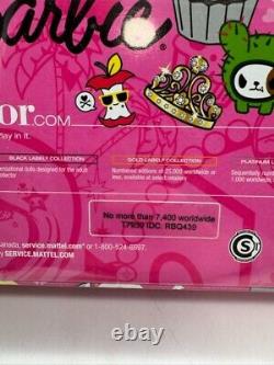 Nouvelle poupée Barbie Tokidoki Édition Limitée Gold Label 7400 Mattel 2011