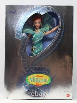 Nrfb Mattel Aqua Fantasy Ariel Barbie Doll Disney La Petite Sirène #17827 Vtg