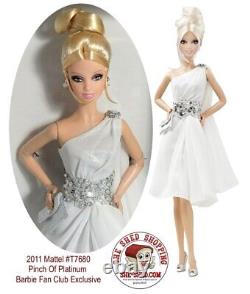 Pinch Of Platinum Barbie Fan Club Exclusif T7680 Par Mattel (nouveau) 1618