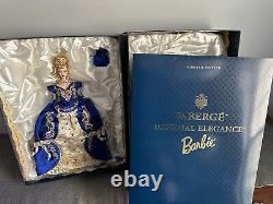 Poupée BARBIE Élégance Impériale Fabergé 1998 NIB avec Œuf & Diamant, Socle, Boîte