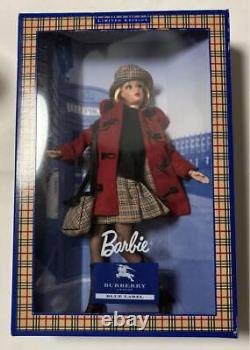 Poupée Barbie BURBERRY BLUE LABEL Figurine édition limitée Manteau rouge Jouet en peluche Poupée