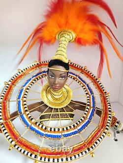 Poupée Barbie Bob Mackie, Déesse Fantaisie de l'Afrique, 22044, 2e de la Série 1999 Mattel