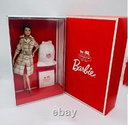 Poupée Barbie Coach Mattel 2013 Gold Label conçue par Linda Kyaw Modèle Limité