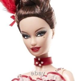 Poupée Barbie Collectionneuse Moulin Rouge Édition Limitée Label Or 2011 Mattel T7910