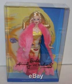 Poupée Barbie Collector Or Étiquette Andy Warhol Limited Edition Dwf57 Mattel 2017