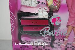 Poupée Barbie De Shanghai, Version Brune, N0770, 2008, Nrfb, Édition Limitée