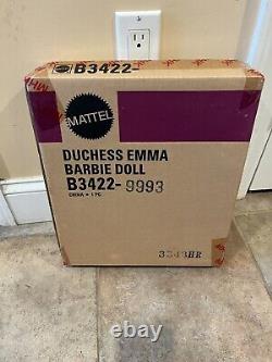 Poupée Barbie Duchesse Emma de la collection Portrait, édition limitée Mattel B3422
