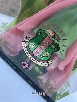 Poupée Barbie Édition Limitée 2008 de la Centenaire de la Sororité Alpha Kappa Alpha Inc.